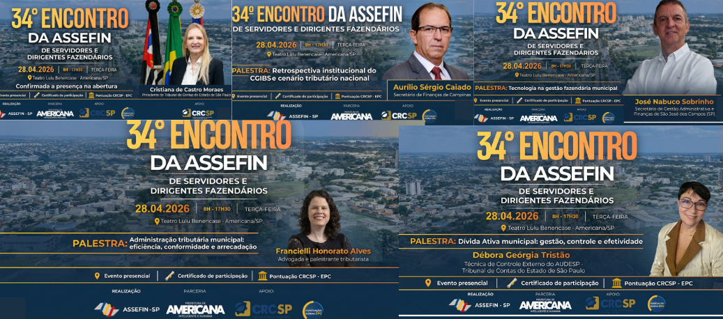 Confira a programação matinal do 34.o Encontro da ASSEFIN em Americana