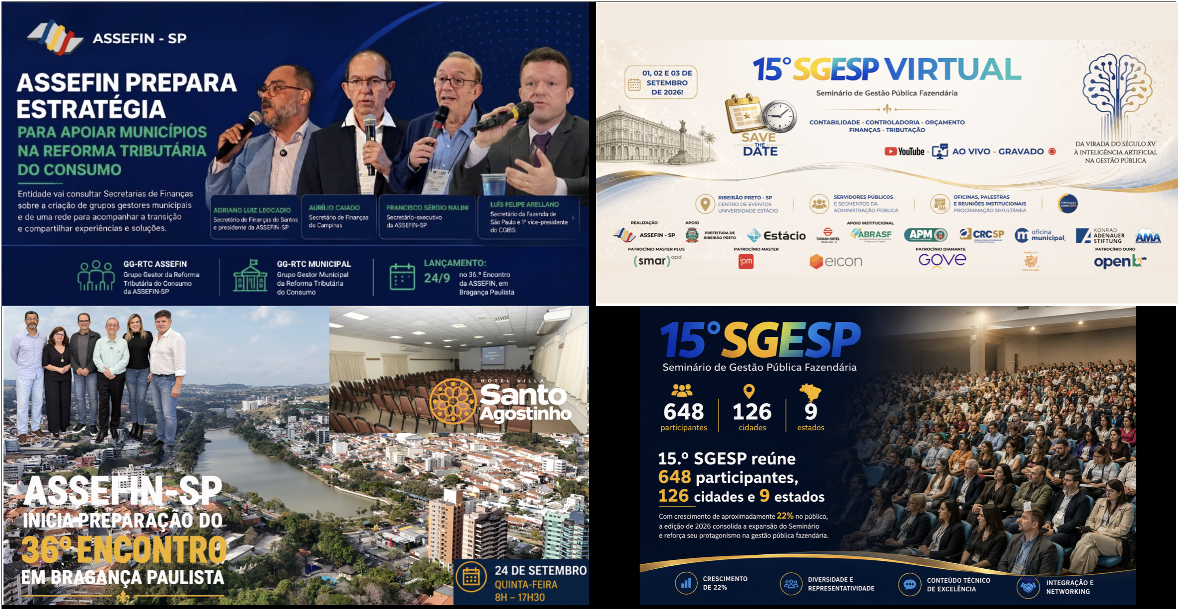 ASSEFIN-SP avança em novas ações e faz balanço do 15º SGESP