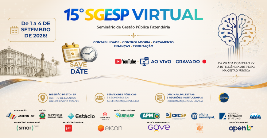 PROGRAMAÇÃO COMPLETA DO 15º SGESP VIRTUAL 