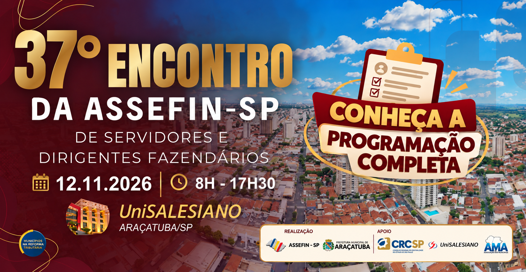 Confira a programação das palestras temáticas do 37.º Encontro da ASSEFIN-SP